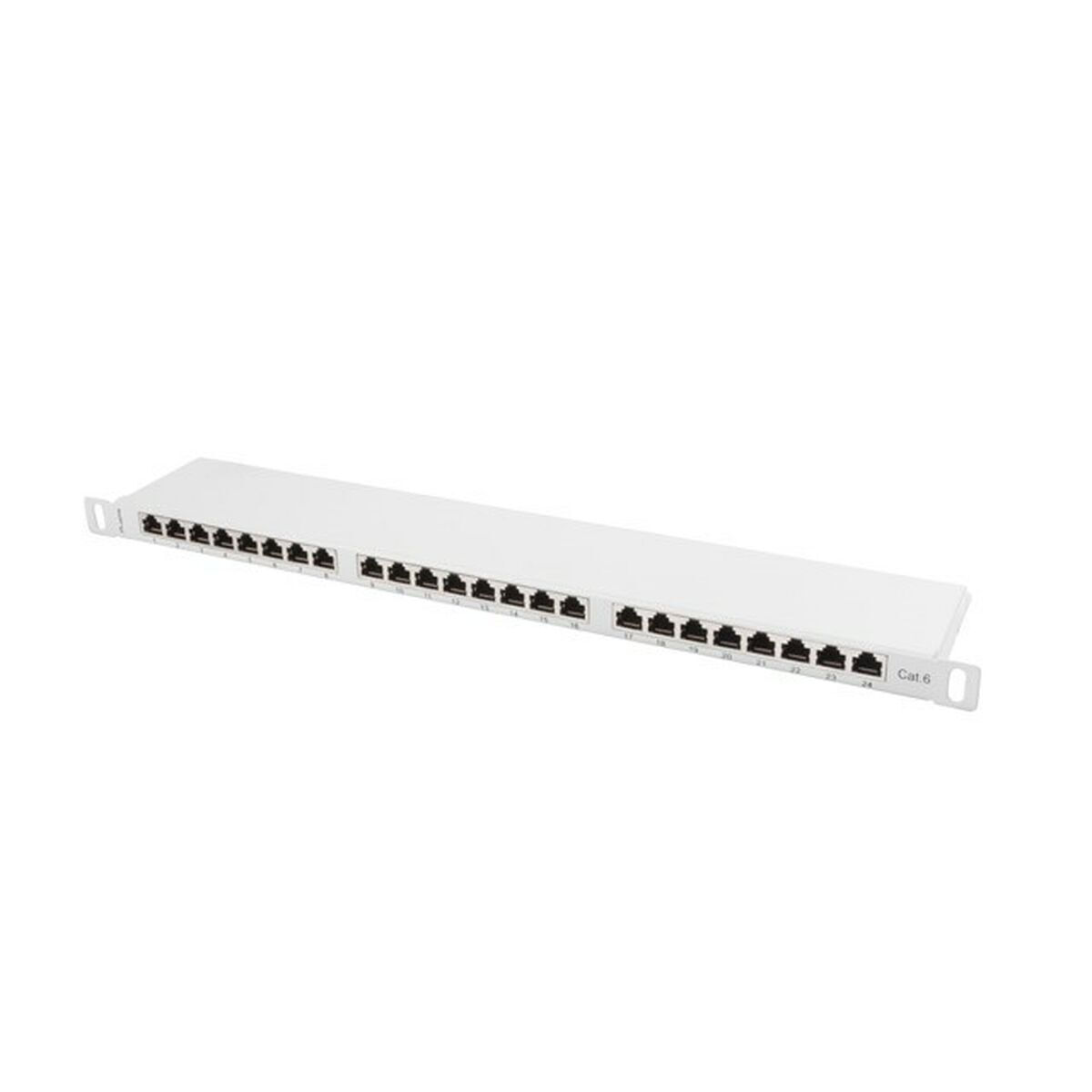 Lanberg Patch Panel Shielded για Rack 1U 19" 24 Θυρών cat6 Γκρι - Image 3