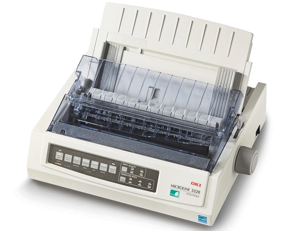 OKI 3320 Ασπρόμαυρος Εκτυπωτής Dot Matrix - Image 2