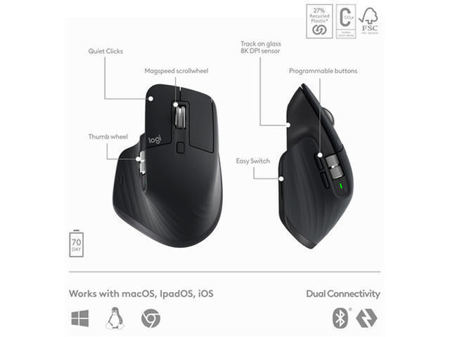 Logitech MX Keys S Combo Ασύρματο International English - Image 10