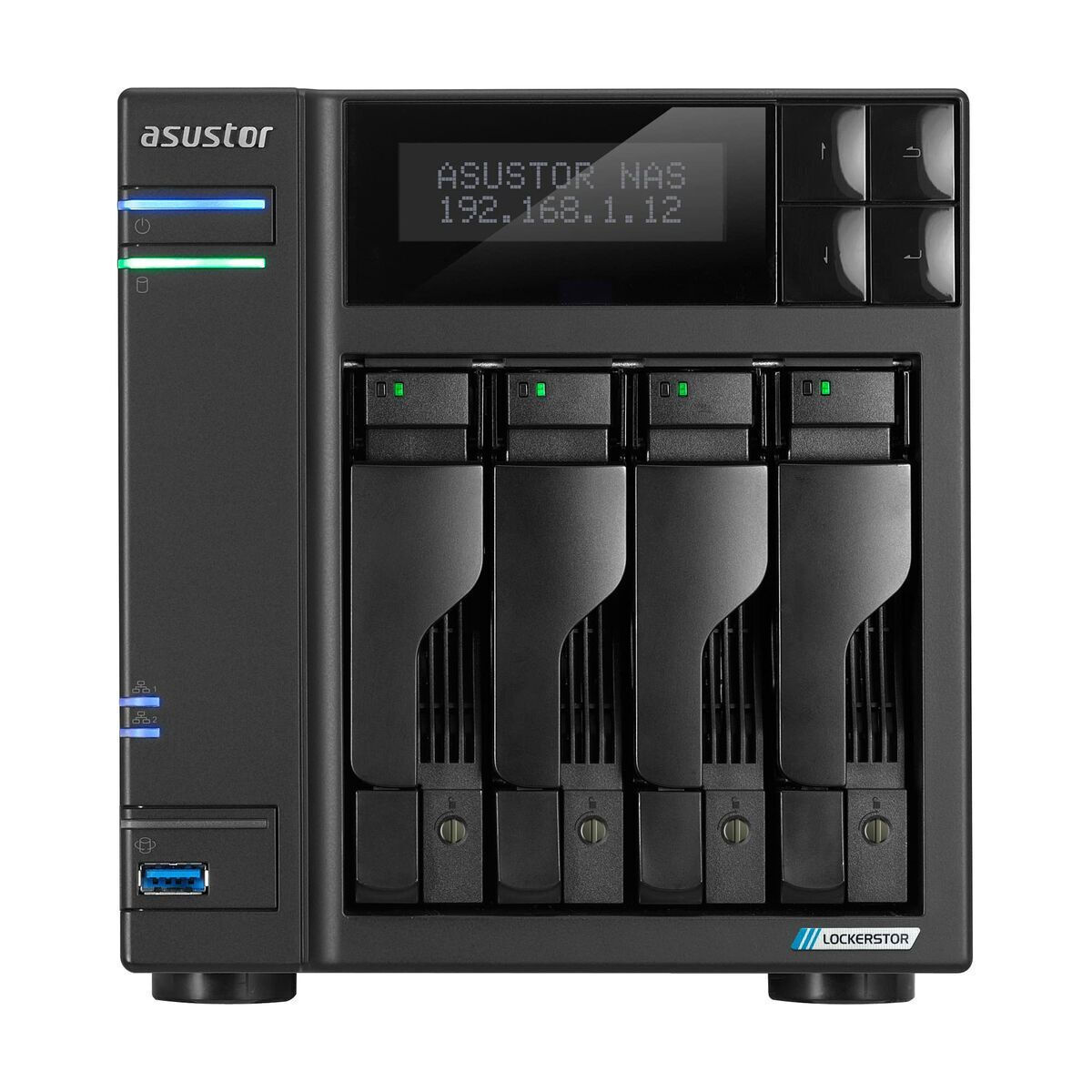 Asustor Lockerstor 4 Gen2 (AS6704T) NAS με 4 θέσεις για HDD/M.2/SSD