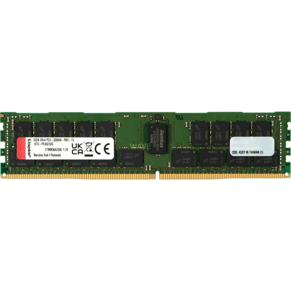 Kingston DDR4 με Module 1x32GB και Ταχύτητα 3200 για Server KTD-PE432/32G - Image 3