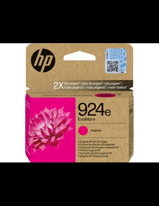 HP 924e EvoMore Γνήσιο Μελάνι Εκτυπωτή InkJet Ματζέντα (4K0U8NE) - Image 3