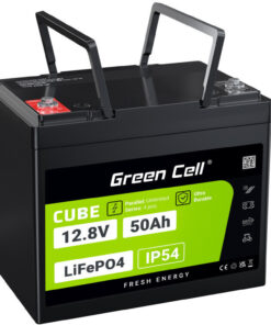 Green Cell Ανταλλακτική Μπαταρία 50Ah 12.8V 640Wh για Ηλεκτρικό Scooter σε Μαύρο Χρώμα