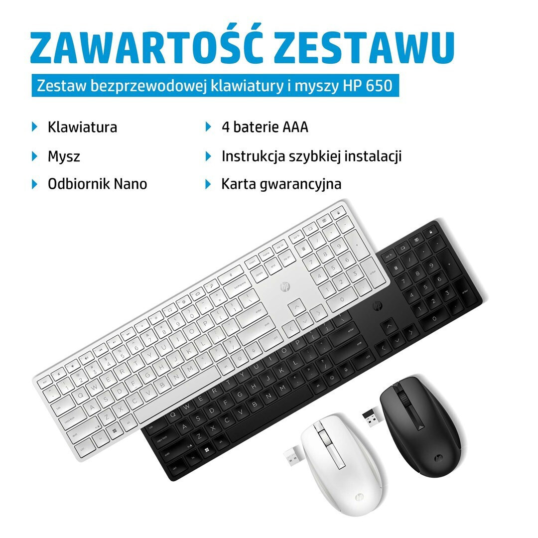 HP 650 Ασύρματο Σετ Πληκτρολόγιο & Ποντίκι Αγγλικό US - Image 3