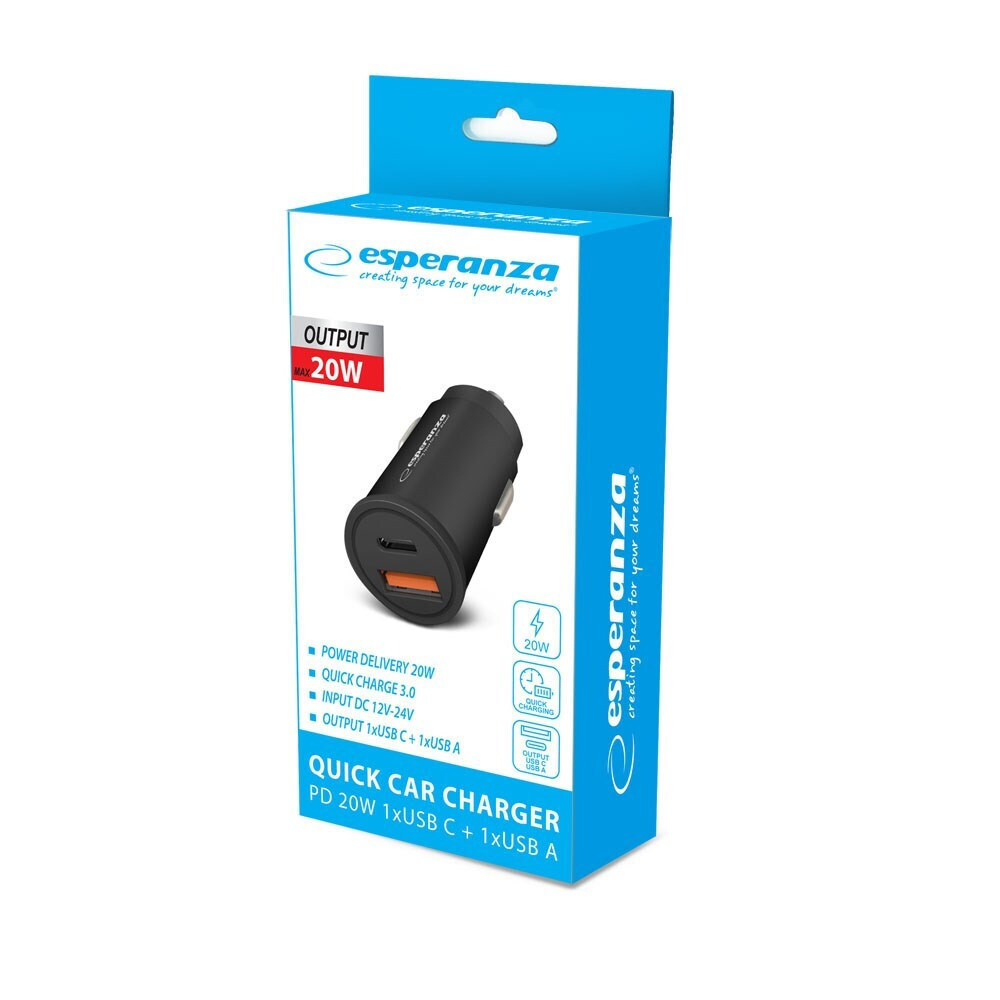 Esperanza Φορτιστής Αυτοκινήτου με Θύρα 1xUSB-A - Image 3