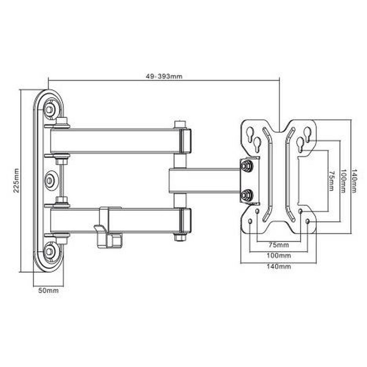 Maclean Energy MC-740 Επιτοίχια έως 23" και 30kg - Image 2