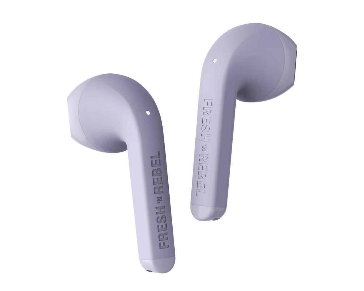 Fresh 'n Rebel Twins Core Earbud Bluetooth Handsfree Ακουστικά με Θήκη Φόρτισης Lilac - Image 5