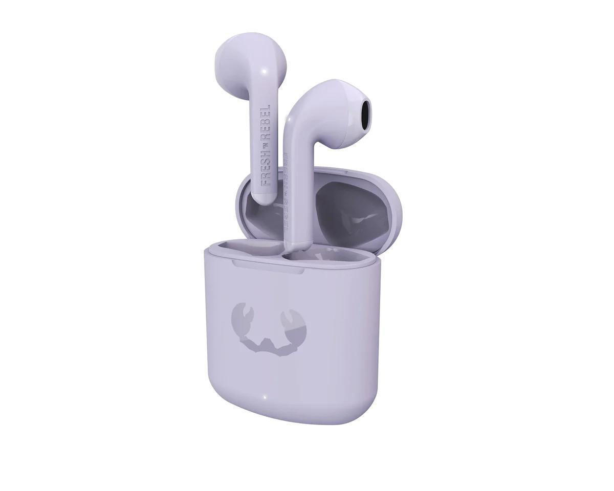 Fresh 'n Rebel Twins Core Earbud Bluetooth Handsfree Ακουστικά με Θήκη Φόρτισης Lilac - Image 7