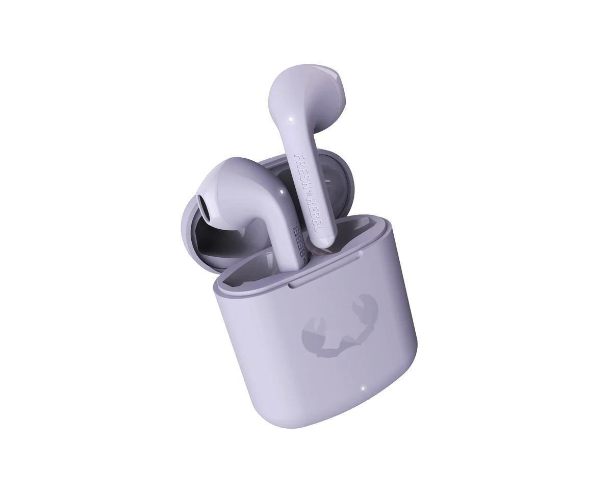 Fresh 'n Rebel Twins Core Earbud Bluetooth Handsfree Ακουστικά με Θήκη Φόρτισης Lilac - Image 3