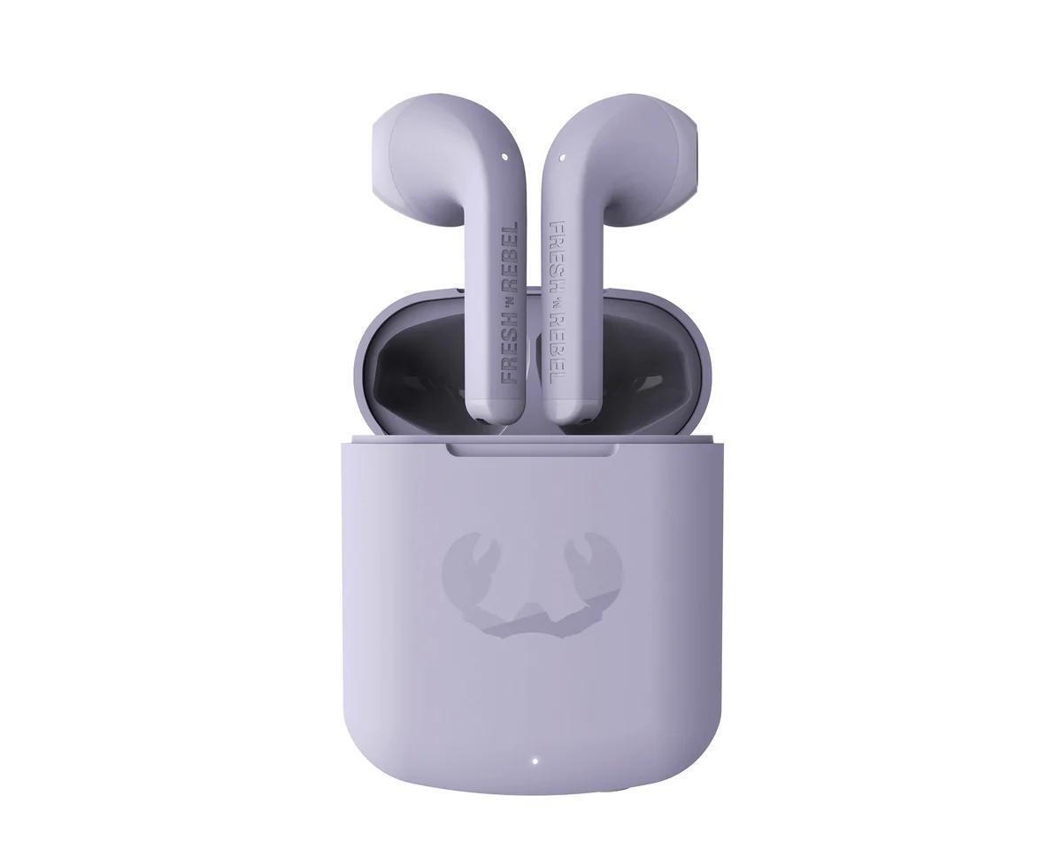 Fresh 'n Rebel Twins Core Earbud Bluetooth Handsfree Ακουστικά με Θήκη Φόρτισης Lilac