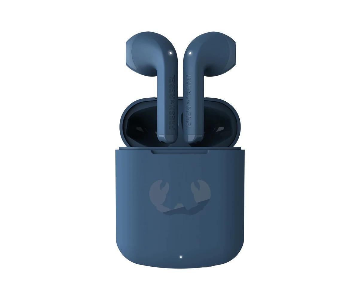 Fresh 'n Rebel Twins Core Earbud Bluetooth Handsfree Ακουστικά με Θήκη Φόρτισης Steel Blue