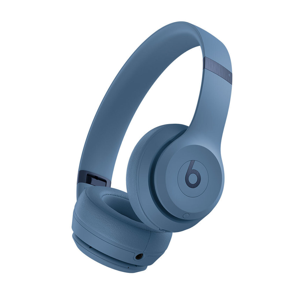 Beats Solo 4 Ασύρματα / Ενσύρματα On Ear Ακουστικά με 50 ώρες Λειτουργίας και Quick Charge Slate Blue - Image 2