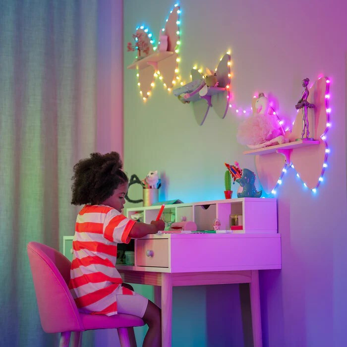 Twinkly Bluetooth/WiFi Διακοσμητικό Φωτιστικό με Φωτισμό RGB Γιρλάντα LED Πολύχρωμο - Image 7