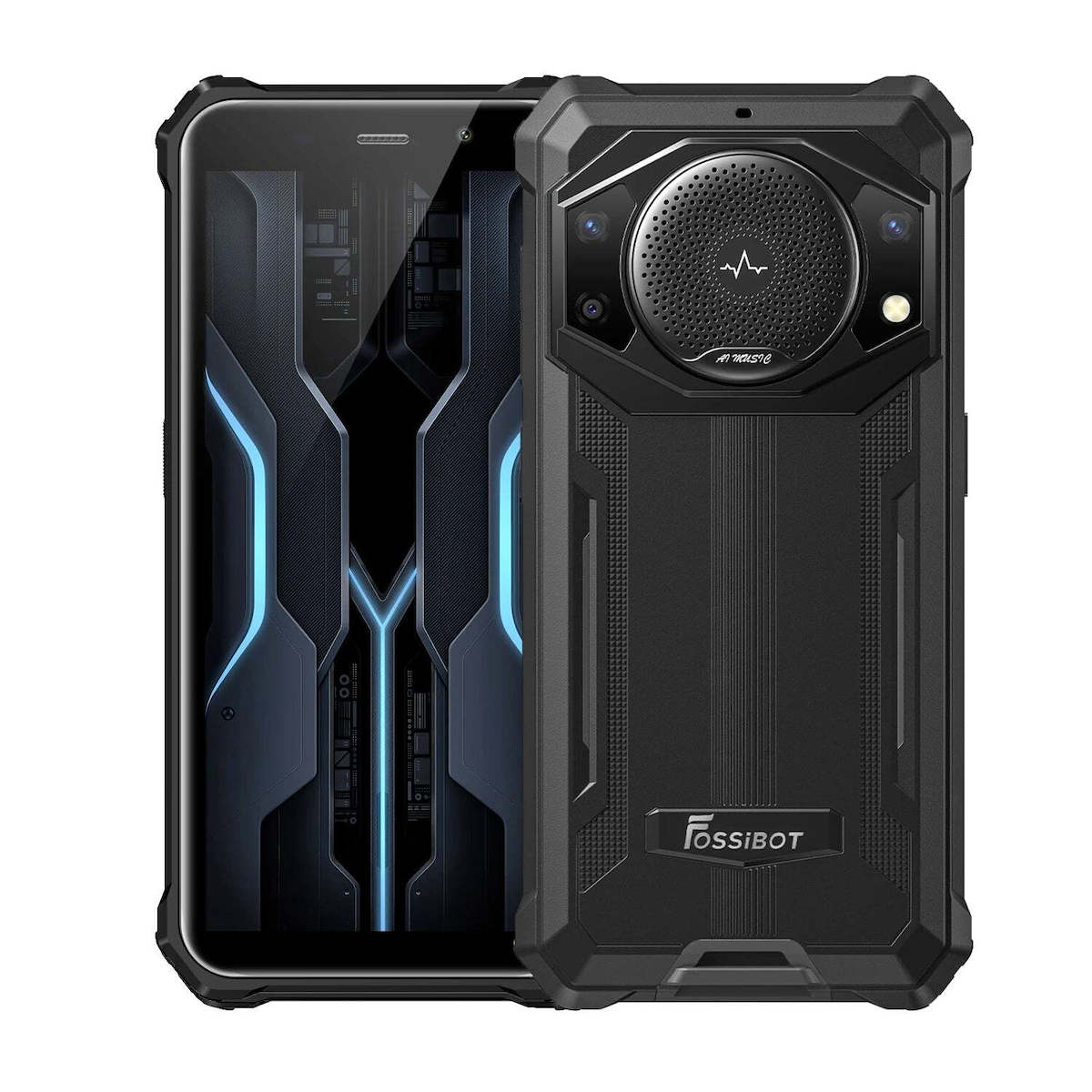Fossibot F101P Dual SIM (4/64GB) Ανθεκτικό Smartphone Μαύρο