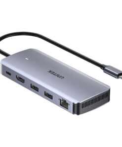 Unitek USB-C Docking Station με HDMI 4K PD Ethernet Γκρι (D1120A01)