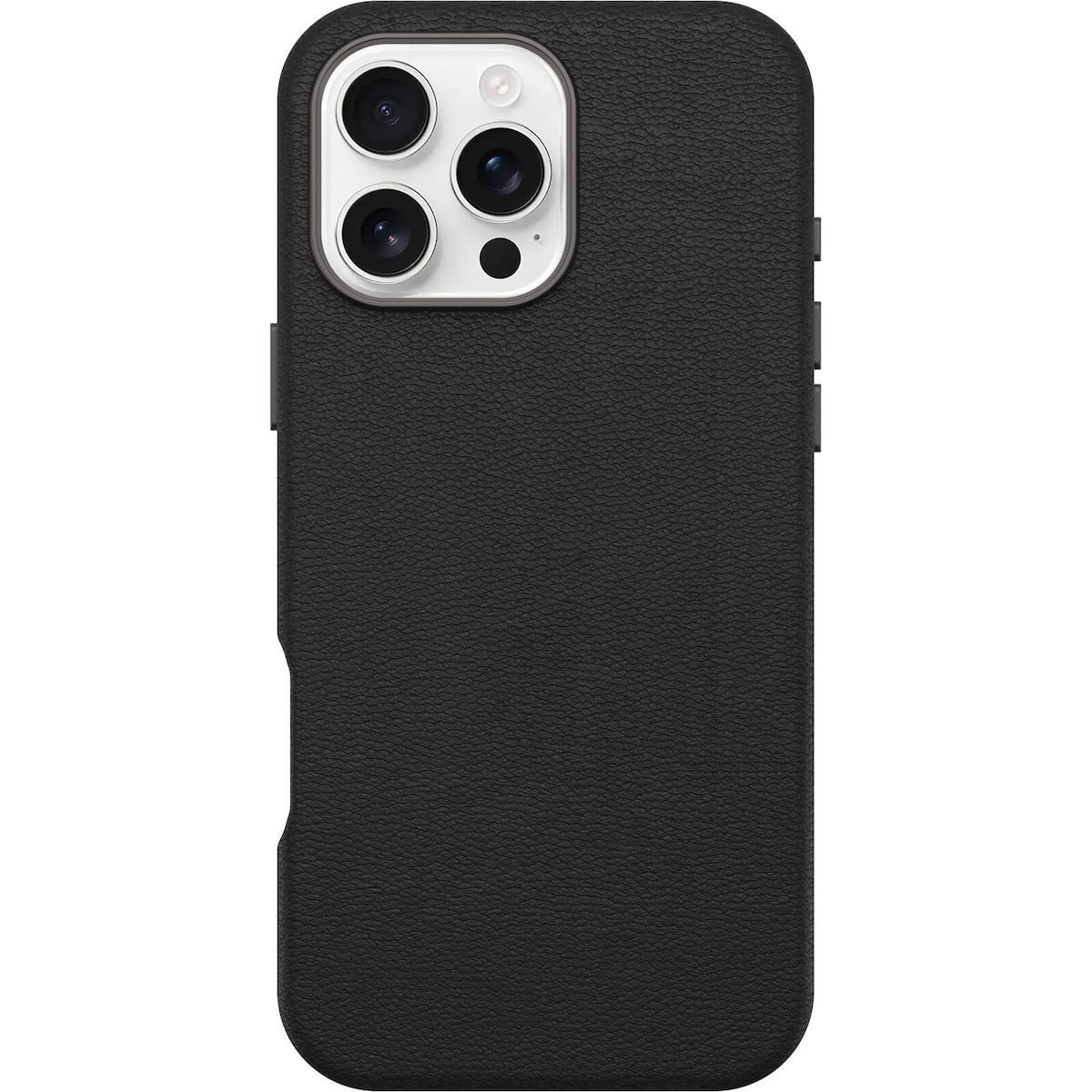 Otterbox Symmetry Series Cactus Leather Magsafe Case Iphone 16 Pro Max Shockproof Drop-proof Slim Protective Case 3x Military Standard Tested Black