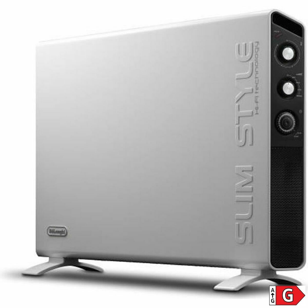 De'Longhi Slim Style Θερμοπομπός Δαπέδου 2000W 82x55cm Λευκός - Image 3