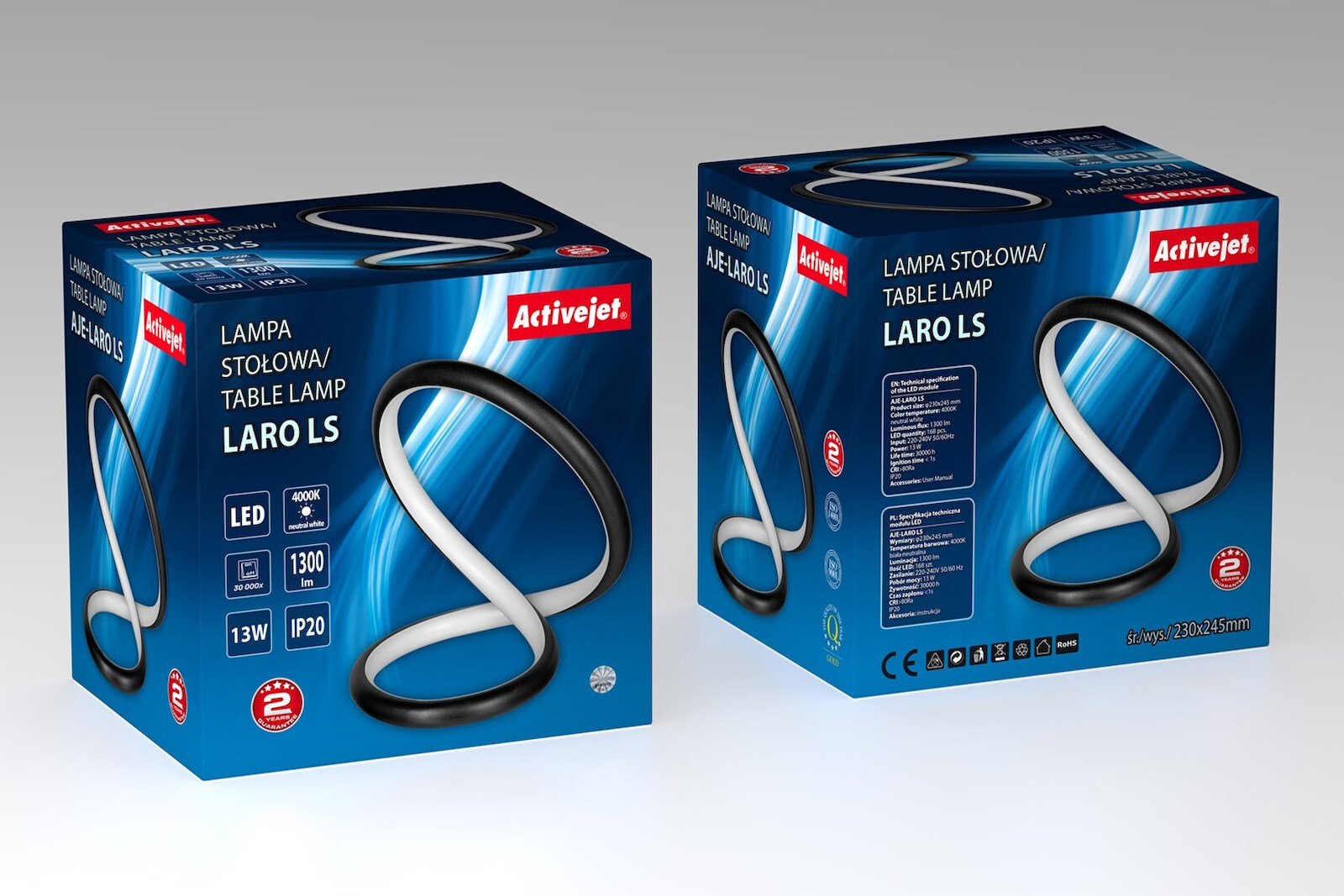 Active Jet Επιτραπέζιο Διακοσμητικό Φωτιστικό LED Μαύρο - Image 7