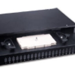 Alternative view of A-LAN Patch Panel για Rack 1U 19" 24 Θυρών Μαύρο FOP-1U-24SCS-C