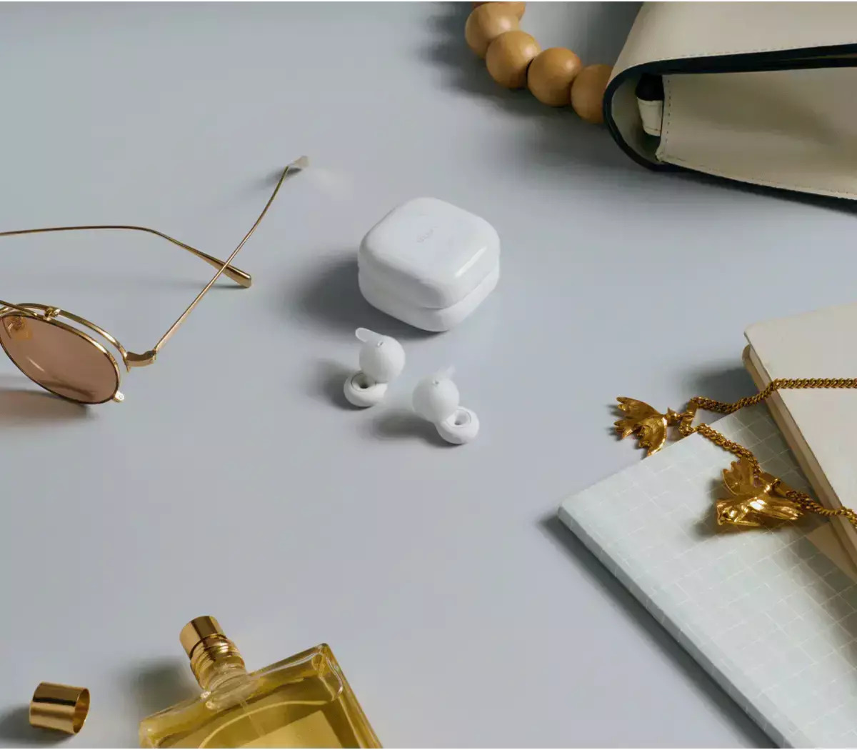 Sony LinkBuds Open Bluetooth Handsfree Ακουστικά με Αντοχή στον Ιδρώτα και Θήκη Φόρτισης Λευκά - Image 6