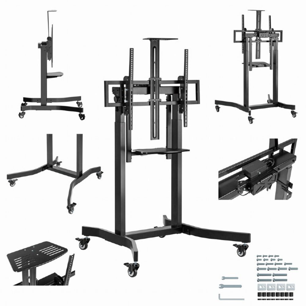 Gembird TVS-100T-01 Βάση Τηλεόρασης Δαπέδου έως 100" - Image 3