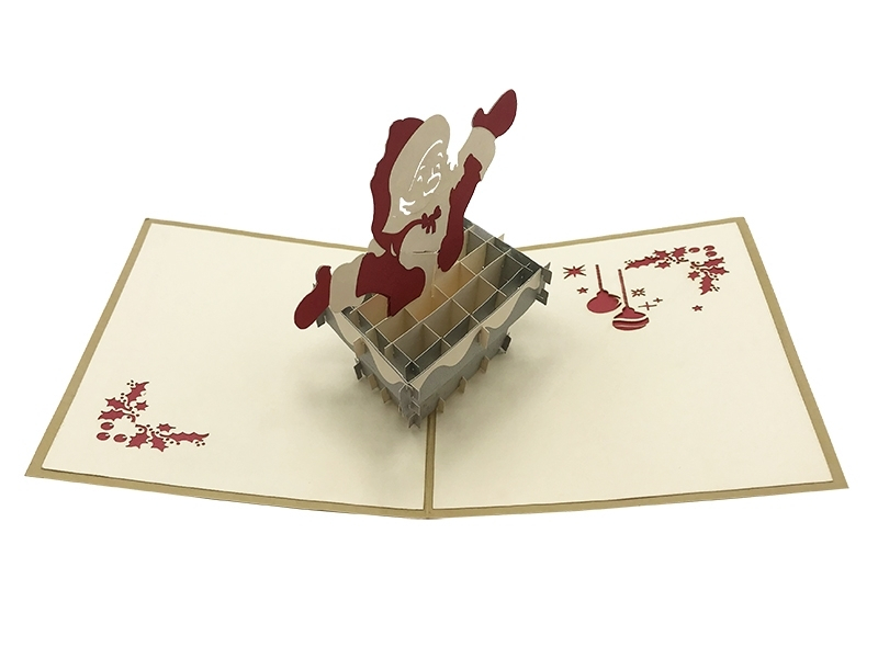 Ευχετήρια Κάρτα Χριστουγεννιάτικη 3D