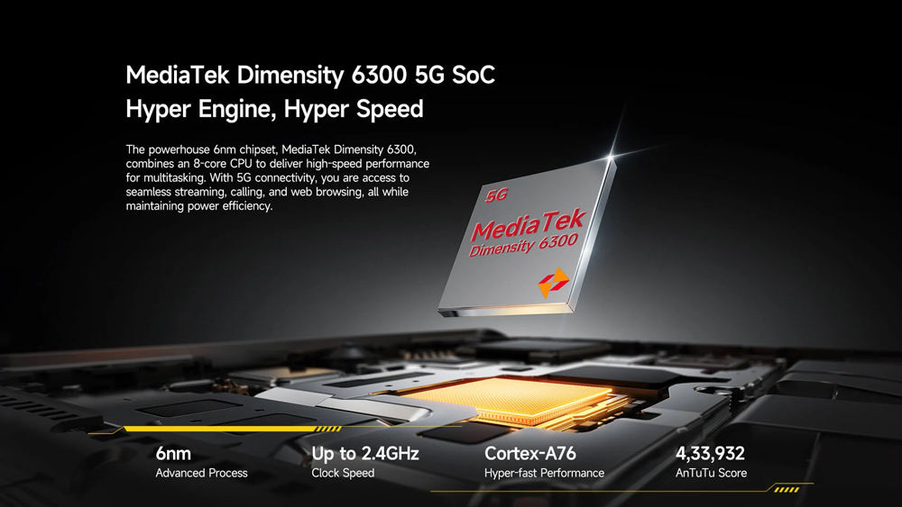 Ulefone Armor Mini 20 Pro 5G Dual SIM (8/256GB) Ανθεκτικό Smartphone Frost Black - Image 5