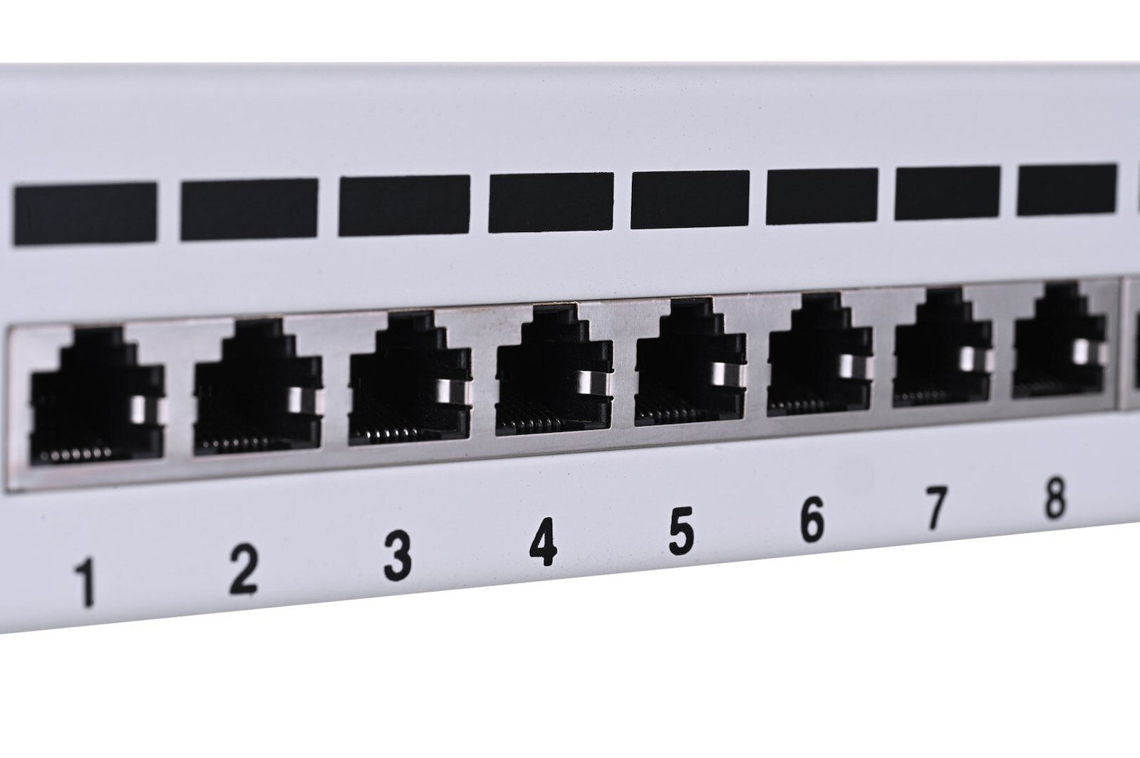 Lanberg Patch Panel Shielded για Rack 1U 10" 12 Θυρών cat6 Γκρι - Image 7