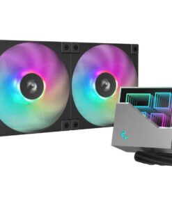 Deepcool LT240 Υδρόψυξη Επεξεργαστή Διπλού Ανεμιστήρα 120mm για Socket AM4/AM5/1700/1200/115x με ARGB Φωτισμό