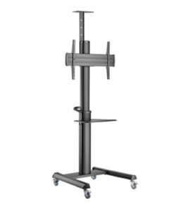 Gembird TVS-70T-02 Βάση Τηλεόρασης Δαπέδου έως 70kg Μαύρο