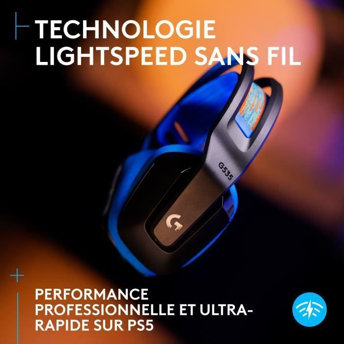 Logitech G535 Lightspeed Ασύρματο Over Ear - Image 3