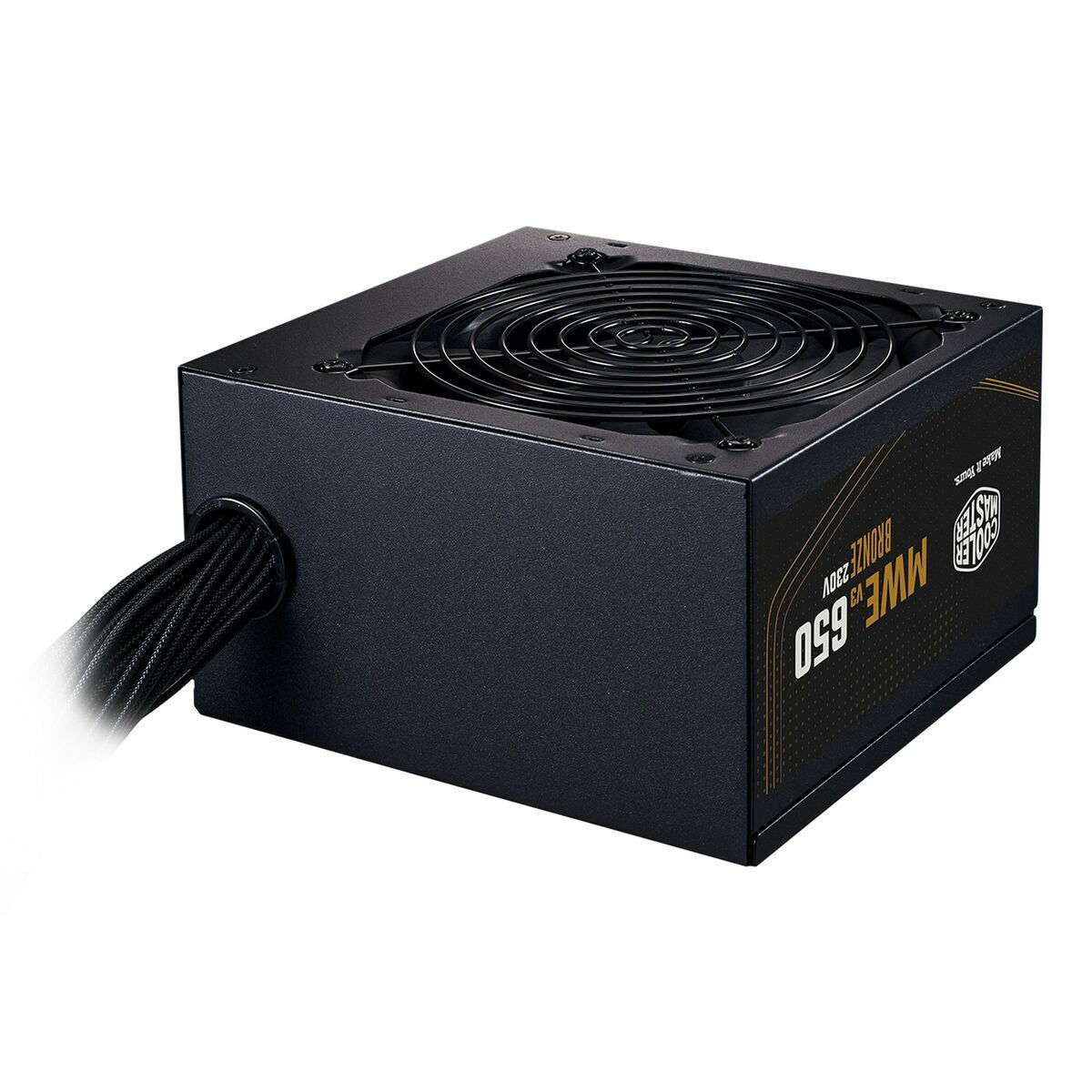 CoolerMaster MWE 650 Bronze V3 650W Μαύρο Τροφοδοτικό Υπολογιστή Full Wired 80 Plus Bronze - Image 2