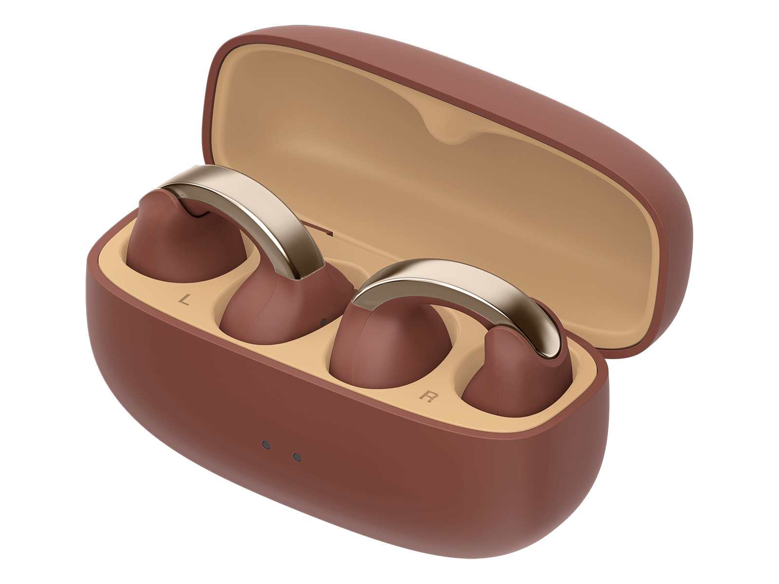 JVC HA-NP1T Open Ear Bluetooth Handsfree Ακουστικά με Αντοχή στον Ιδρώτα και Θήκη Φόρτισης Maroon - Image 5