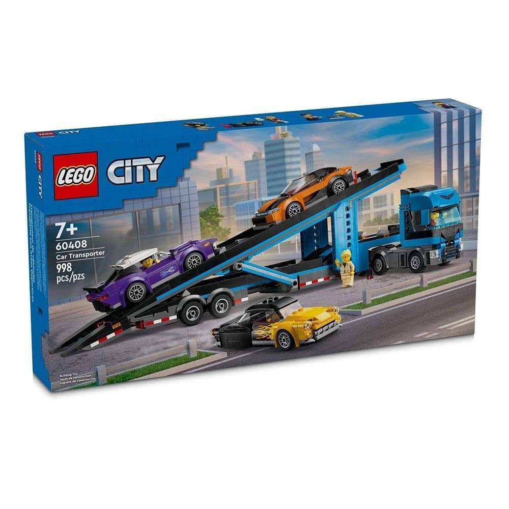 Lego City Car Transporter Truck With Sports Cars για 7+ Ετών 998τμχ