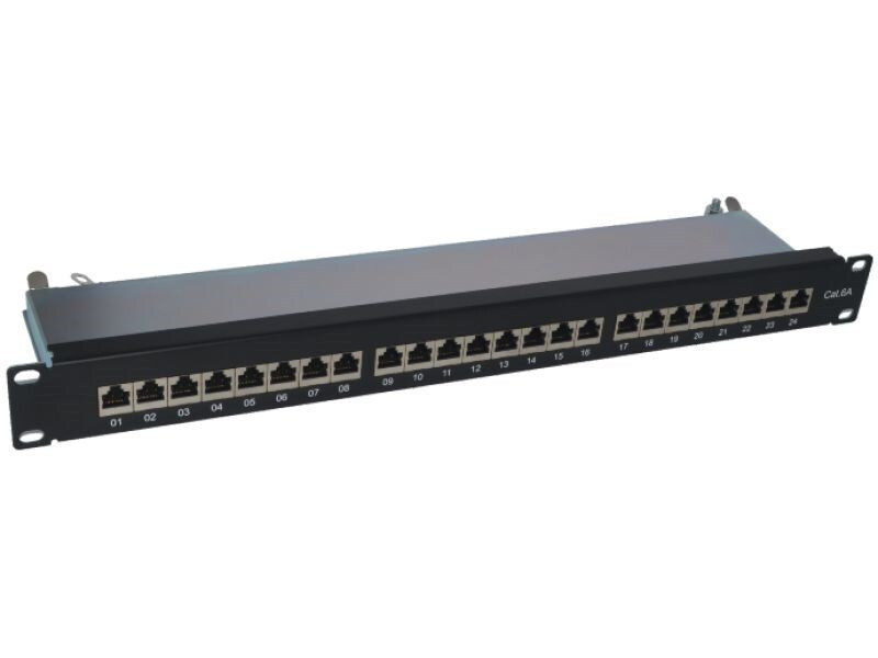A-LAN Patch Panel 1U PK040 Μαύρο - Image 3