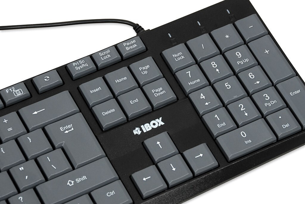 iBox Eris Πληκτρολόγιο Αγγλικό US Γκρι - Image 3