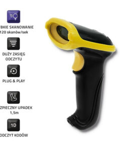 Alternative view of Qoltec Scanner Χειρός Ασύρματο με Δυνατότητα Ανάγνωσης 2D και QR Barcodes 50862