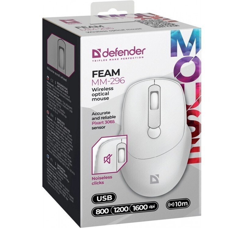 Defender Ασύρματο Feam White - Image 2
