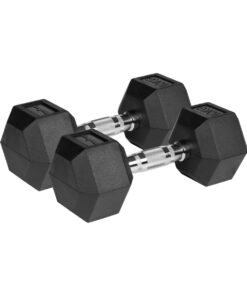 Lechpol Βαράκι Εξάγωνο Λαστιχένιο 2 x 10kg