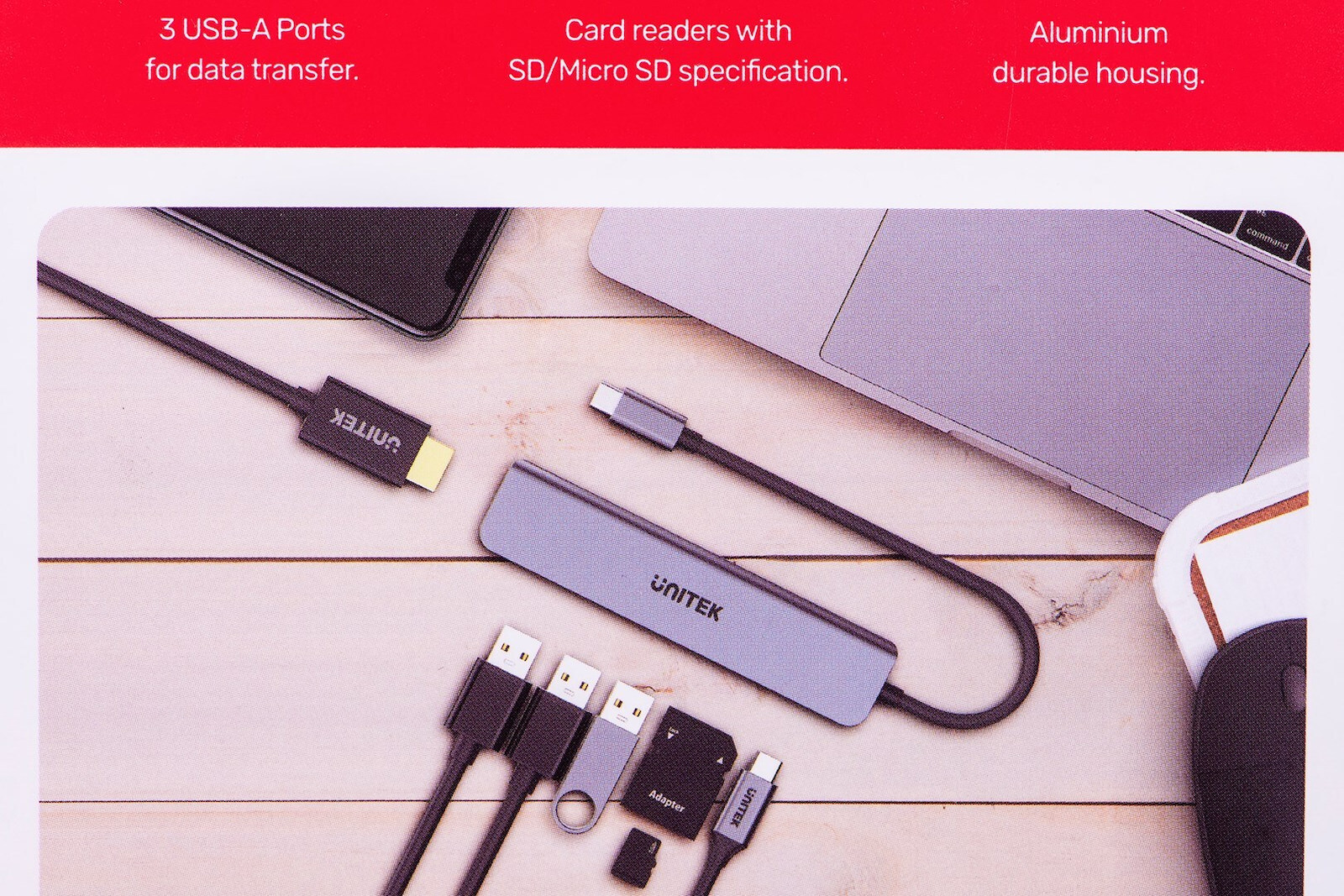 Unitek S7+ USB-C Docking Station με HDMI 4K PD - Image 9