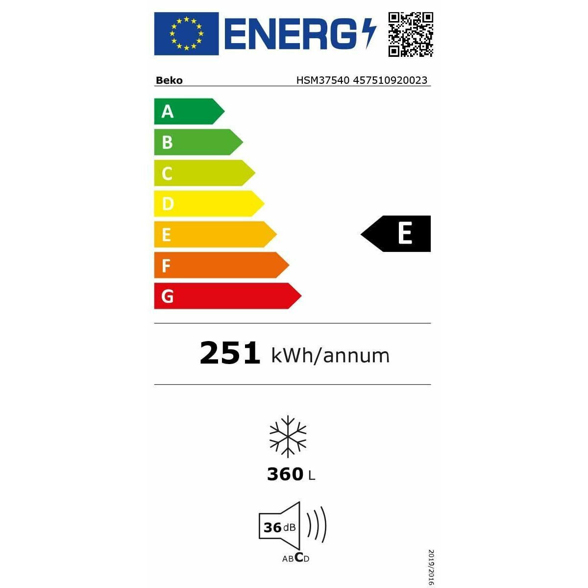 Beko Μπαούλο 360lt HSM37540 - Image 3