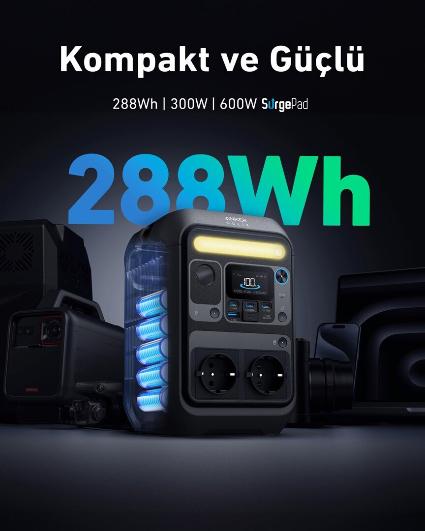 Anker Solix C300X DC Power Station Χωρητικότητας 288Wh - Image 7