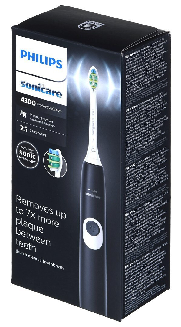 Philips Sonicare ProtectiveClean 4300 Ηλεκτρική Οδοντόβουρτσα με Χρονομετρητή Μαύρη - Image 8