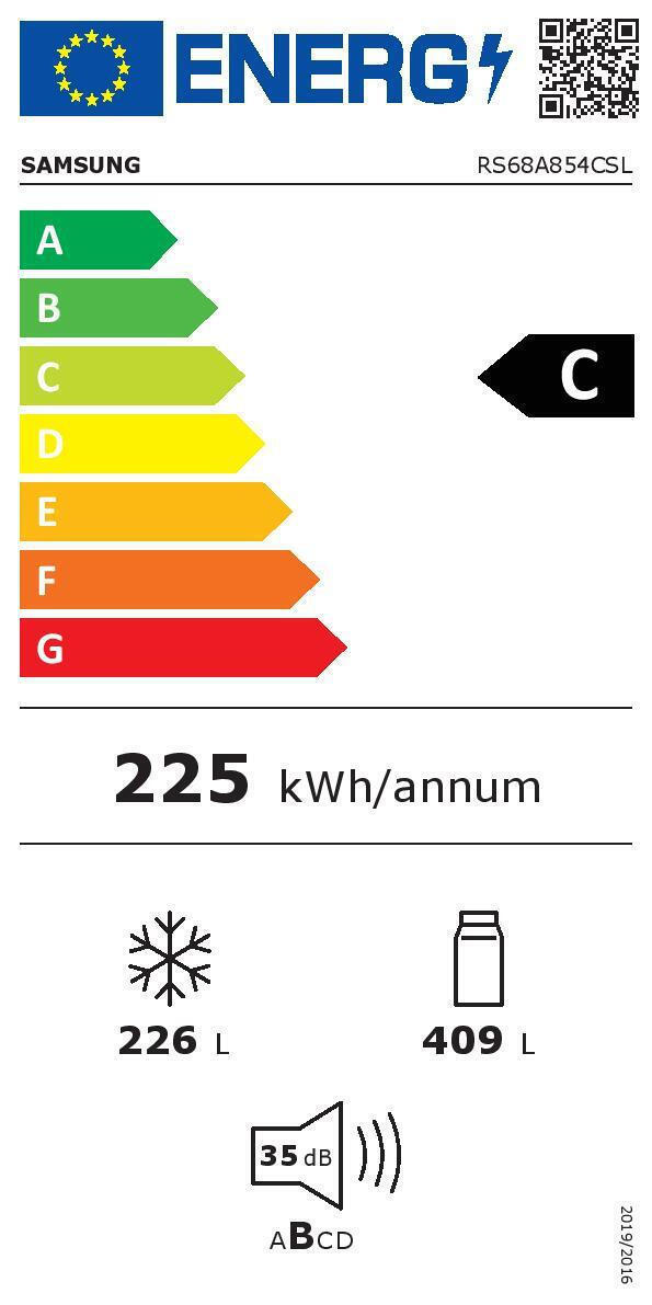 Samsung Ντουλάπα 635lt Total NoFrost Inox RS68A854CSL/EF - Image 7