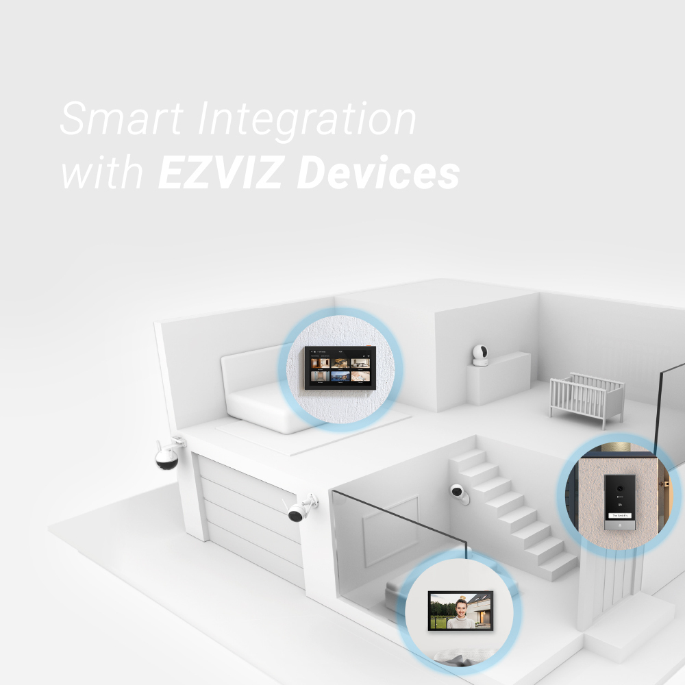 Ezviz Ασύρματο Σετ Θυροτηλεόρασης Wi-Fi 303000427 Μαύρο - Image 4