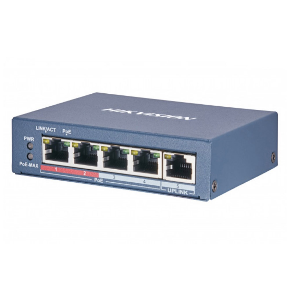 Hikvision DS-3E0105P-E/M Unmanaged L2 PoE - Image 5