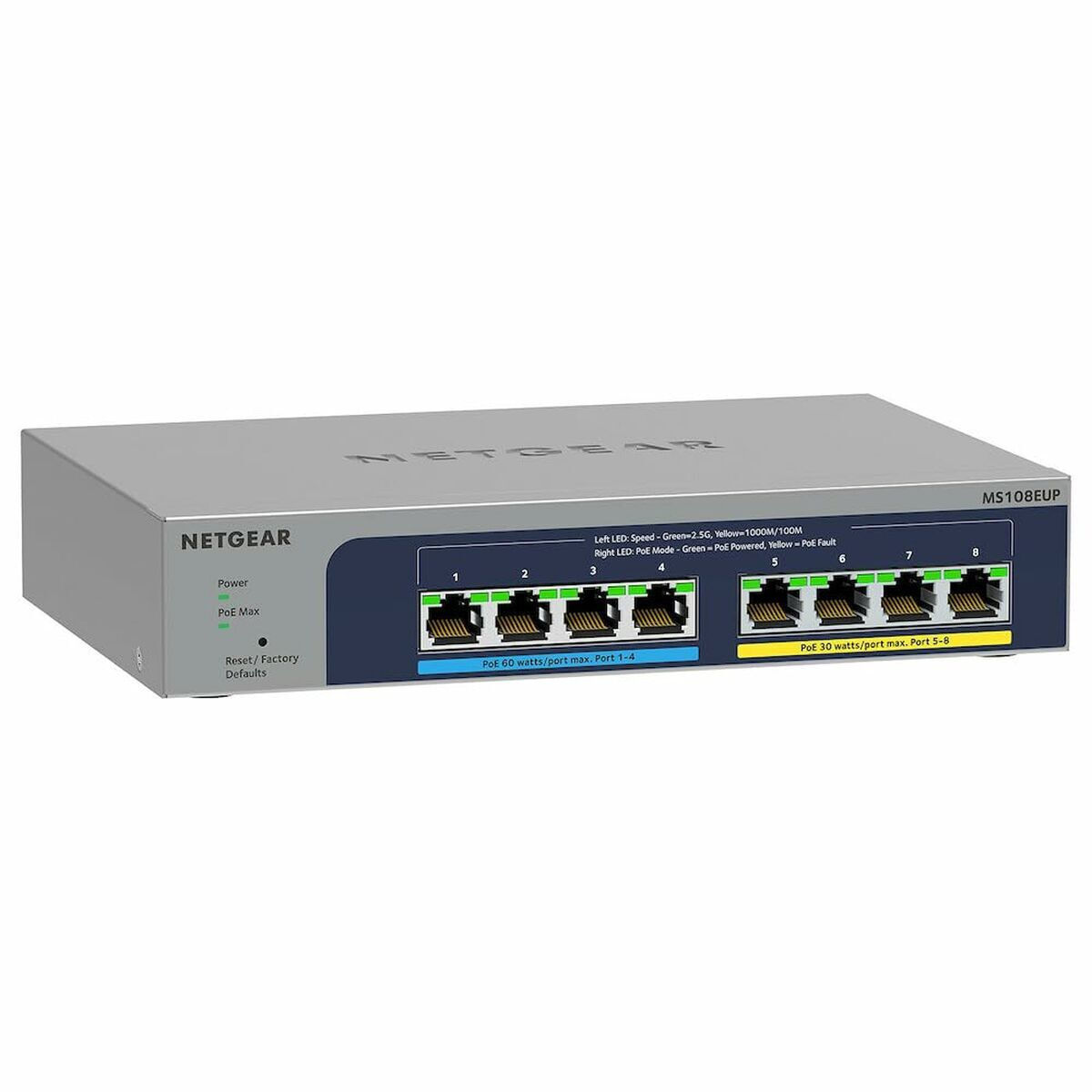 NetGear MS108TUP Managed L2 PoE - Image 4