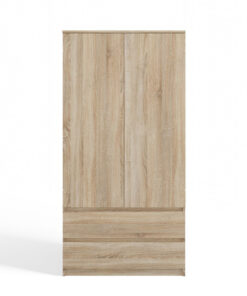Alternative view of Δίφυλλη Ντουλάπα Ρούχων Malwa Oak 90x50x180cm