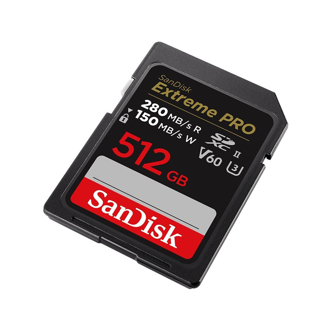 Sandisk Extreme Pro SDXC 512GB Class 10 U3 V60 UHS-I - Image 2