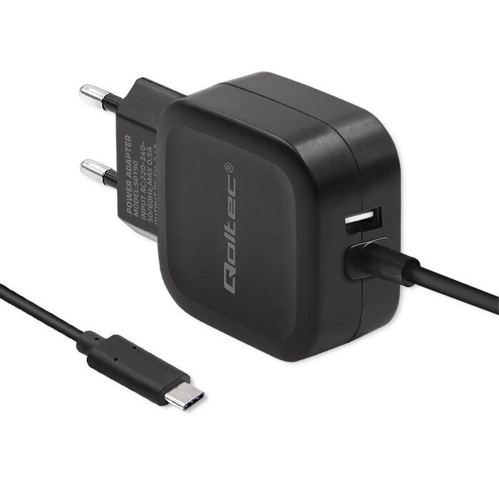 Qoltec 50190 USB-C 17W με Καλώδιο USB-C - Image 3
